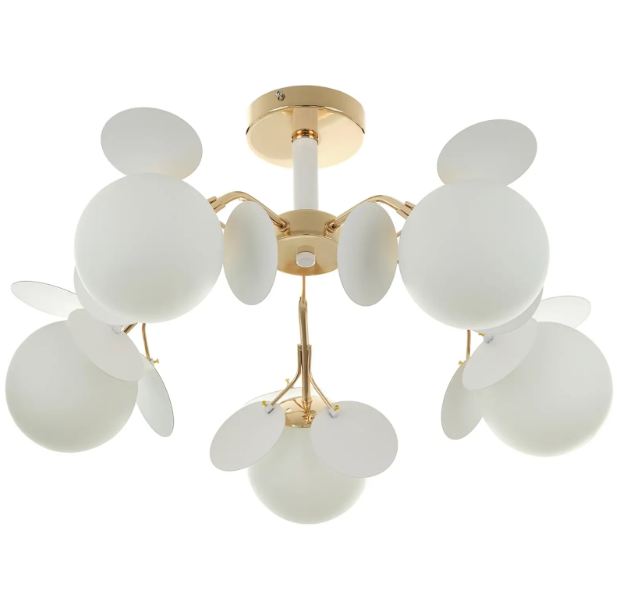 Полилей Grapes, златен, 5xE27, 4123/5 GD