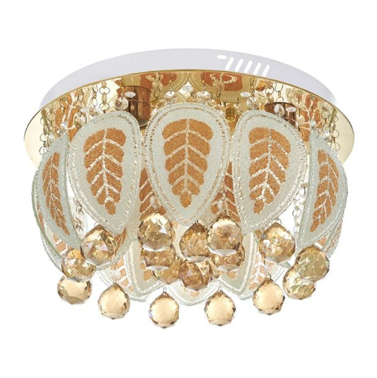 Кристален плафон, злато, 4x40w+led rgb, 1941/40 gd