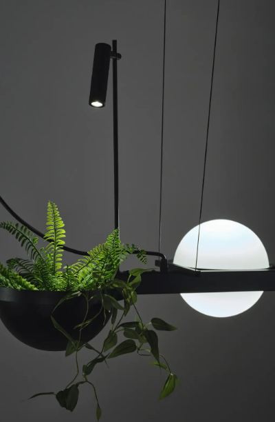Полилей Selene, черен, led 40w, 3000k, 4172/3 BK