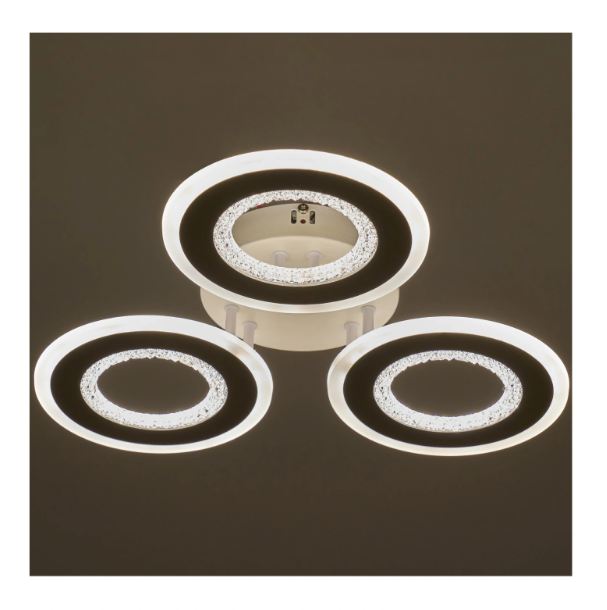Плафон Pabo, бял, led 57w, 3000k-4000k-6000k, 2415