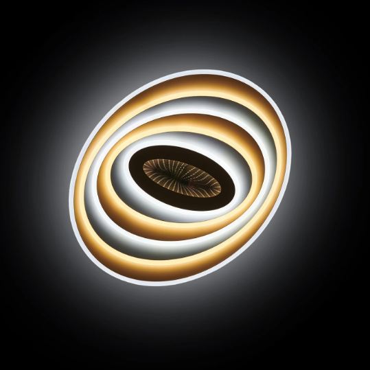 Плафон Poppy, бял, led 98w, 3000k-4000k-6000k, 2297