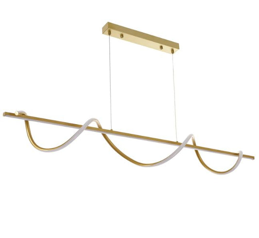 Полилей Vessel, златен, led 40w, топла светлина, 2200lm, 2644