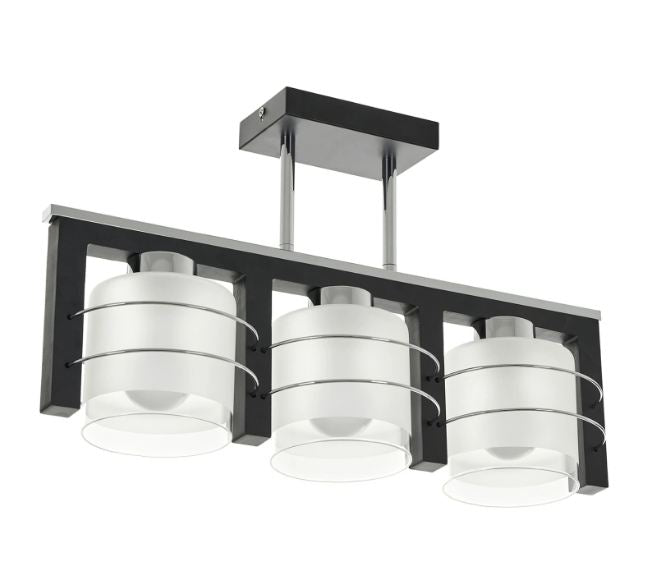 Полилей Sheron, черен, 3xe27, 2284/3