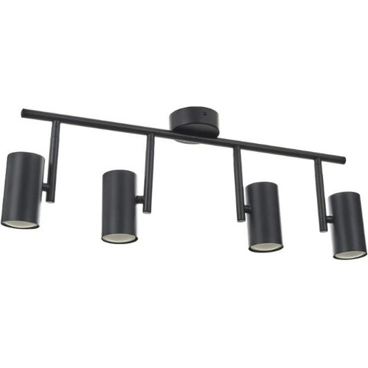 Спот Lenore, черен, 4xGU10, 4106/4 SBK