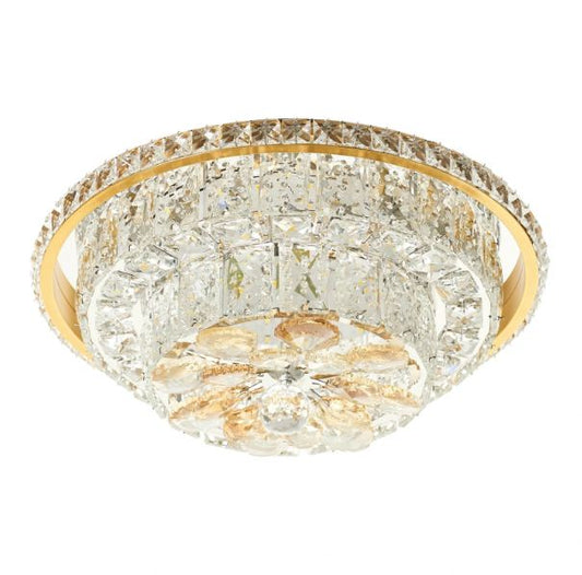 Плафон Helan, злато, led 40w, 3000k-4000k-6000k, 2614/40w