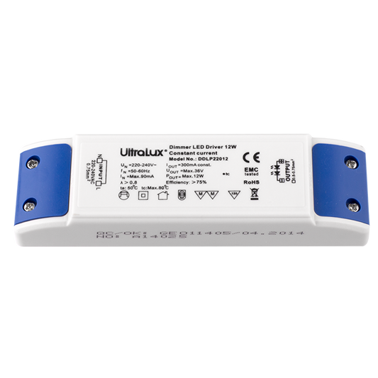 Димиращ TRIAC драйвер за LED осветление 12W/300 mA DC / DDLP22012