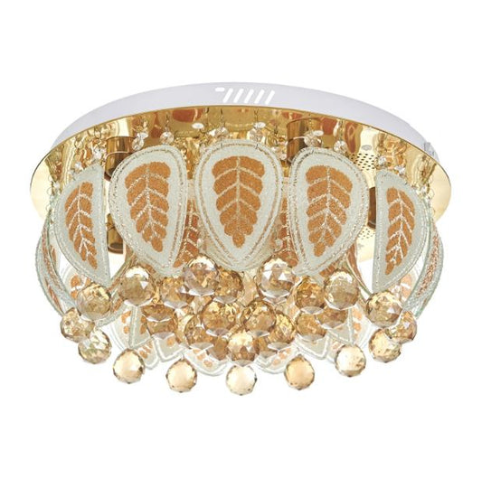 Кристален плафон, злато, 7x40w+led rgb, 1941/50 gd