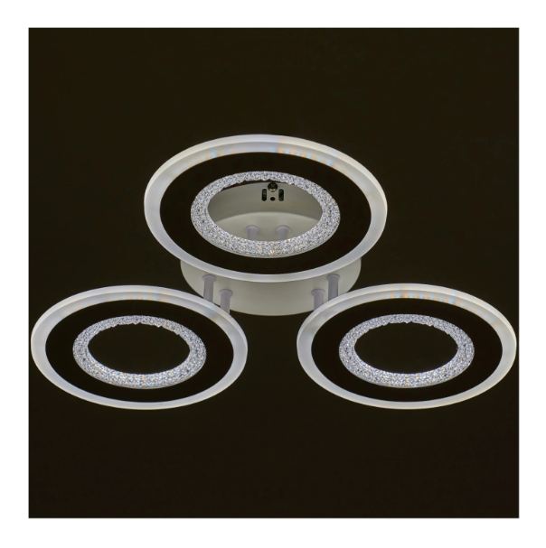 Плафон Pabo, бял, led 57w, 3000k-4000k-6000k, 2415