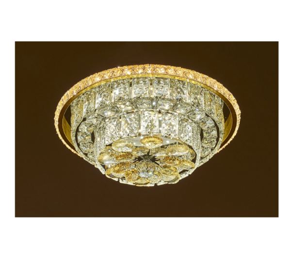 Плафон Helan, злато, led 40w, 3000k-4000k-6000k, 2614/40w