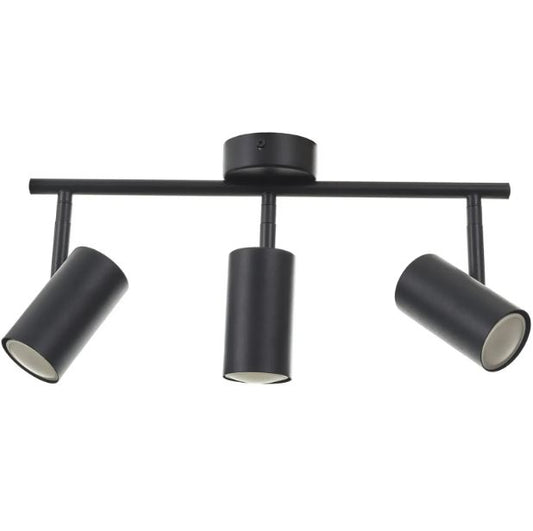 Спот Lenore, черен, 3xGU10, 4106/3 SBK