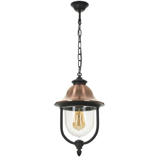 Пендел за градина Luton, черен, 1xe27, 2977/1p sbk