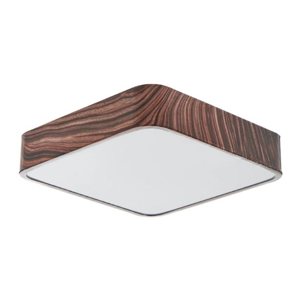 Метален плафон, тъмно кафяв, led 26w, 4000k, 2032a/30