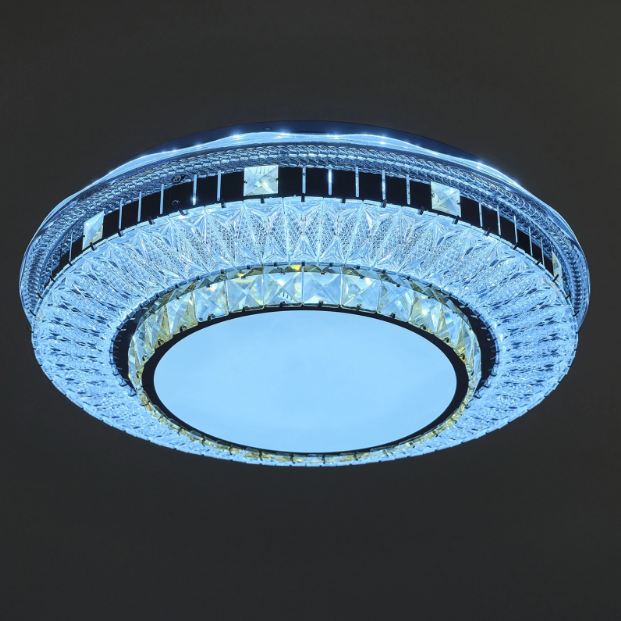 Плафон Porto Novo, хром, led 75W, 3000k-4000k-6500k, 2843