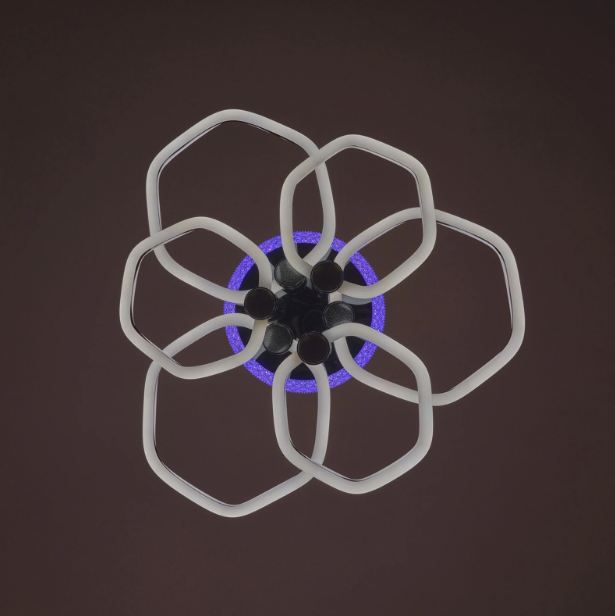 Плафон Arcadia, черен, led 150w, 9800lm, 3000-6000k, 2792