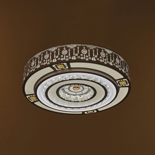 Плафон Anika със смарт управление, бял, led 51w, 3030T/51WR