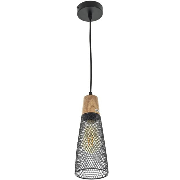 Пендел Elias, черен, 1xE27, 4053/1P BK