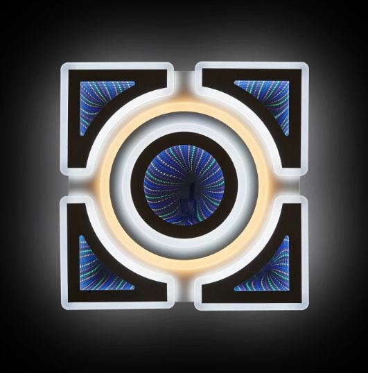 Плафон Lilium, бял, led 98w, 3000k-4000k-6000k, 2300