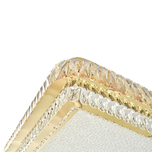 Плафон Oksana, златен, led 400w, 3000-6000k, 4254/l110 gd