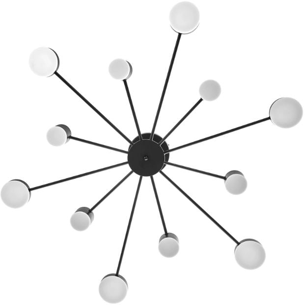 Плафон Argonaut, черен, led 120w, 3000-6000k, 2796/12 BK