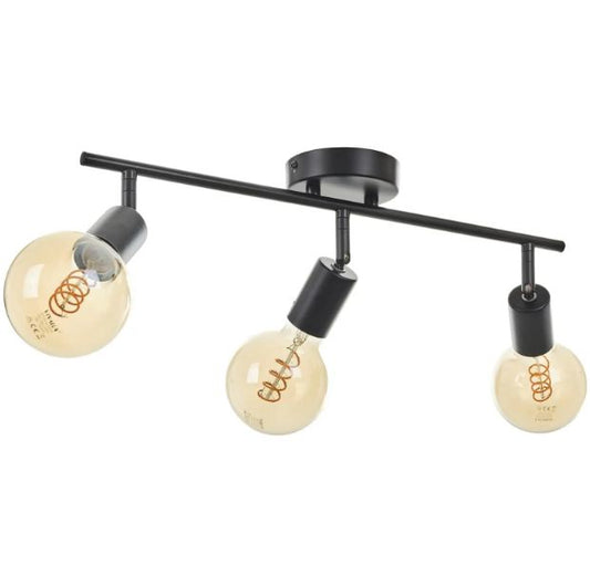 Спот Isabela, черен, 3xE27, 4055/3L BK