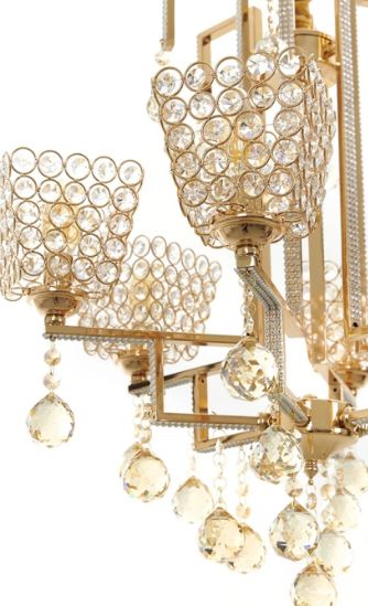 Полилей siela, златен, 6xe14, 2273/6 gd