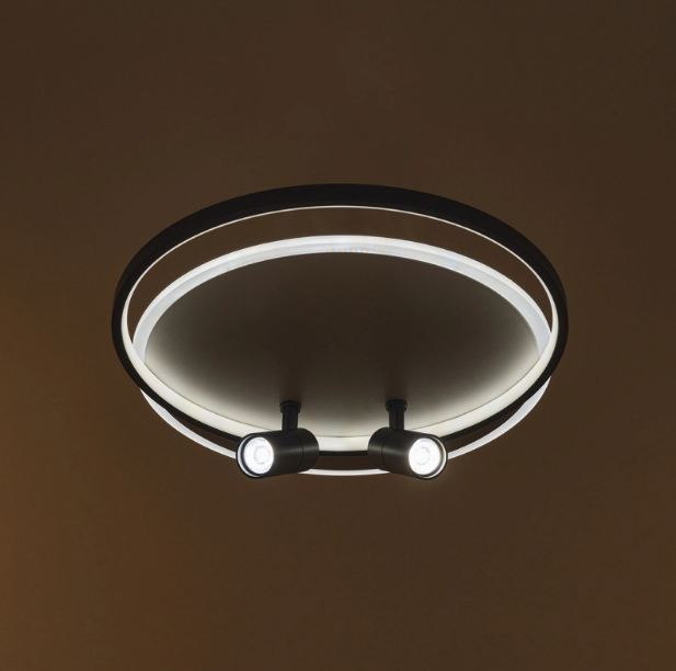 Плафон Gravity със смарт управление, черен, led 116w, 3000-6000k, 3013T