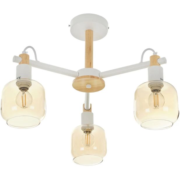 Полилей Daphne, бял, 3xE14, 4052/3CE WH