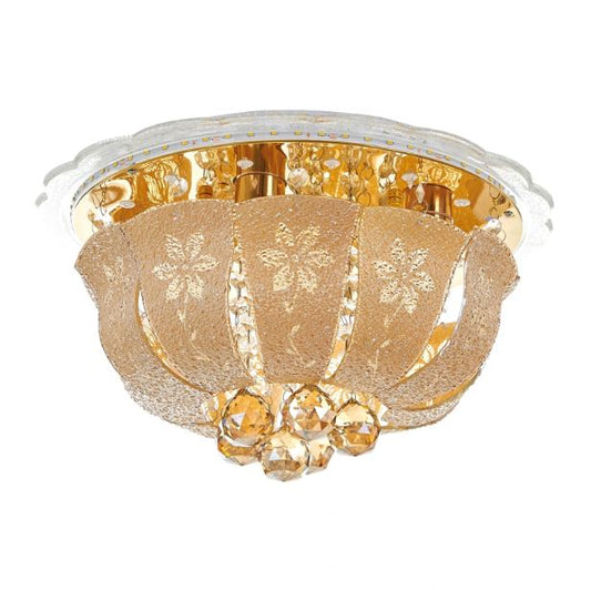 Кристален плафон, злато, 4x40w+led rgb, 1915/40 gd