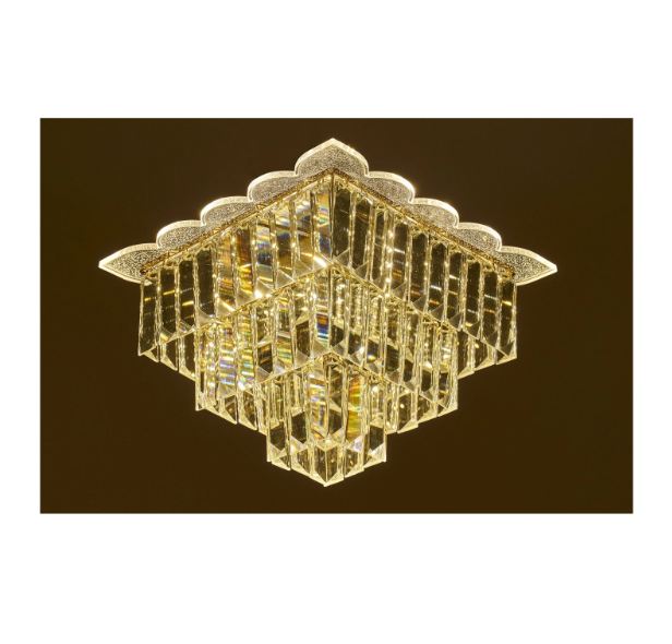Плафон Tibet, злато, led 41w, 3000k-4000k-6000k, 2612/41w