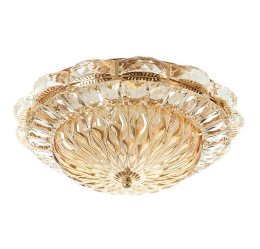 Плафон Helan, злато, led 36w, 3000k-4000k-6000k, 2613/36w