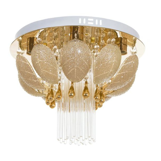 Кристален плафон, злато, 5x40w, elp 925/400 gd