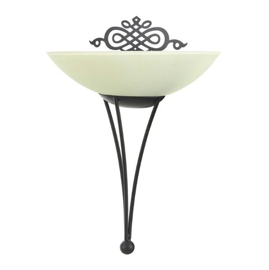 Стъклен аплик, черен, 1x40w, 2033/1w bk