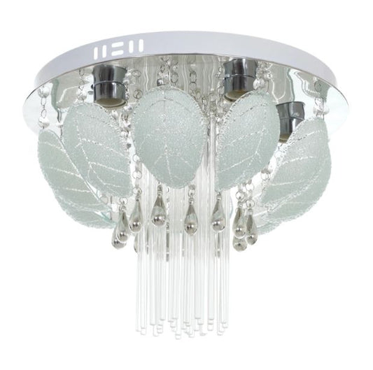 Кристален плафон, хром, 5x40w, elp 925/400 ch