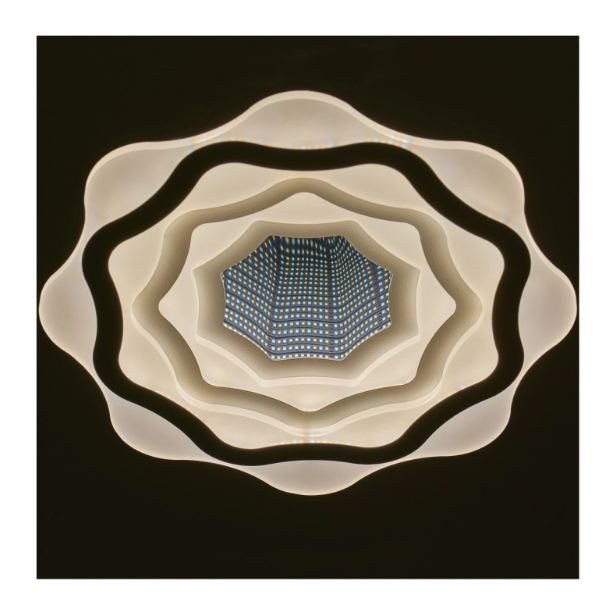 Плафон Anemone, бял, led 80w, 3000k-4000k-6000k, 2417