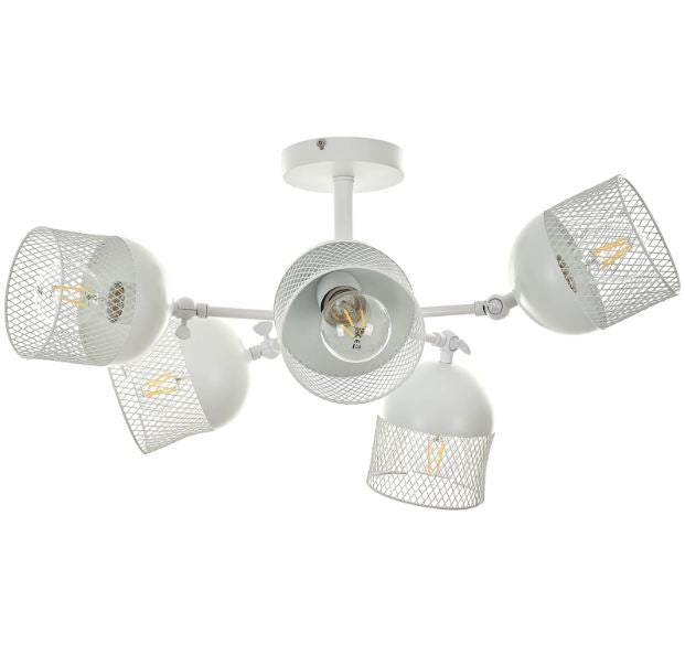 Полилей Ferric, бял, 5xE27 2763/5 WH