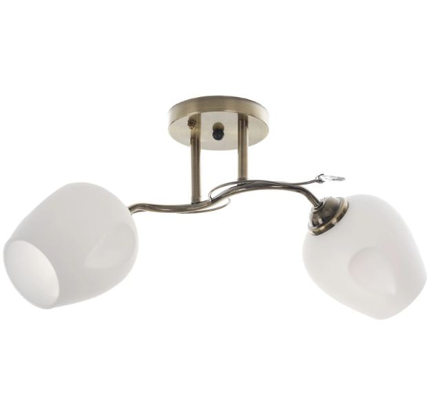 Полилей Nevada, бронз, 2xE27, 2836ab/2