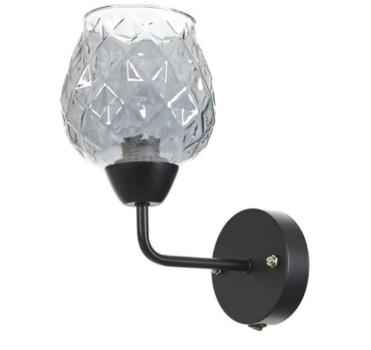 Стъклен аплик, черен, 1x40w, 2012/1w bk