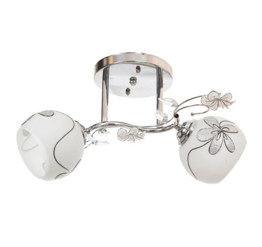 Метален полилей, хром, 2x40w, 797/2 sn