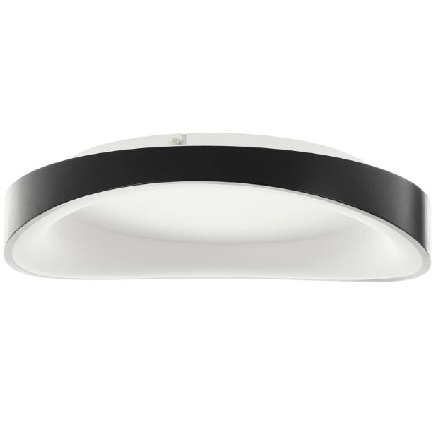 Плафон Arnela със смарт управление, черен, led 72w, 3000-6000k, 3098T/520 BK