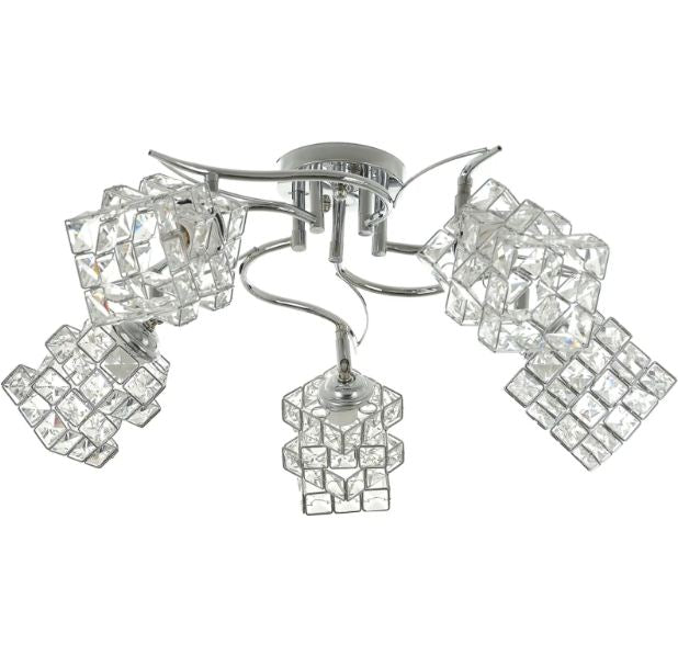 Полилей Ice Cubes, хром, 5xE27, 4133/5 CH