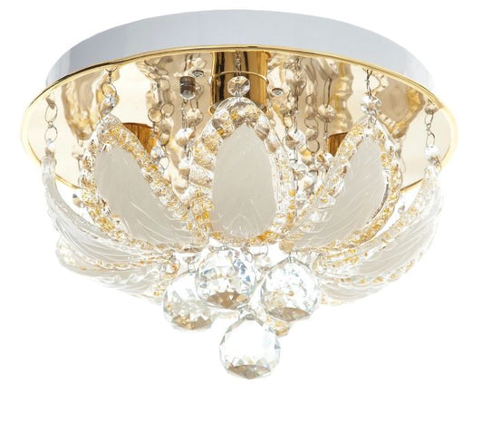 Кристален плафон, златен, 3x40w, 955d gd