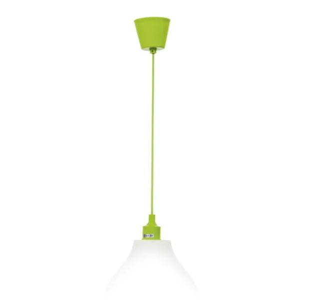 Pvc пендел, 1x40w, 1170 green
