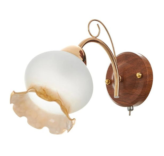 Стъклен аплик, злато, 1x40w, 2006/1w gd