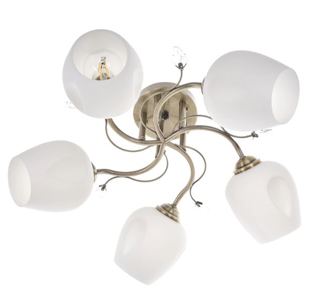 Полилей Nevada, бронз, 5xE27, 2836ab/5