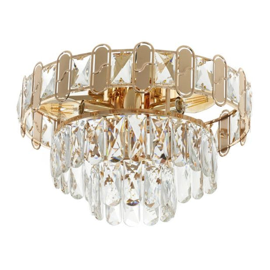 Плафон Turin, злато, 6xe14, 2465/6 GD