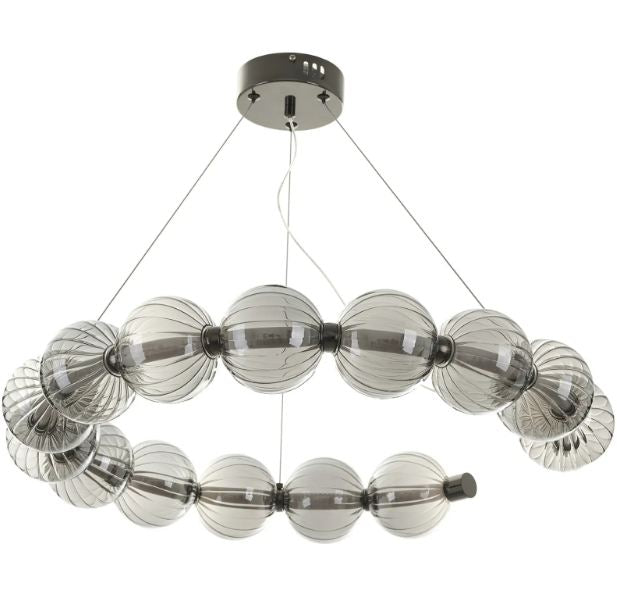 Полилей Abyss, черен хром, led 48w, 3000k, 4226/640