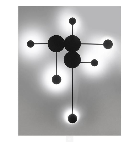 Плафон Cree, черен, led 30w, 4000k, 2370