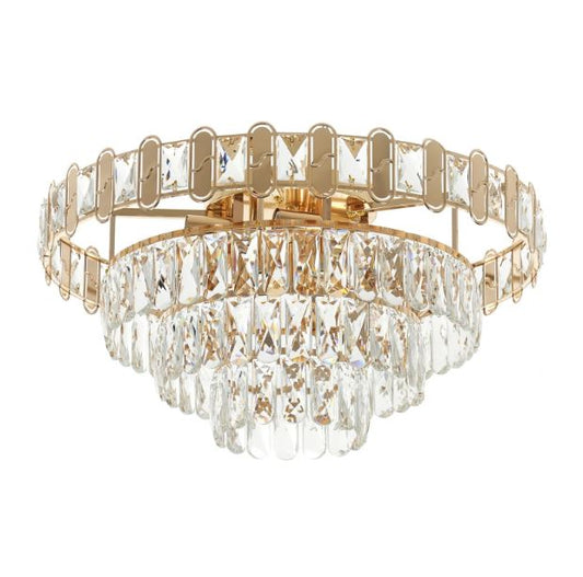 Плафон Turin, злато, 8xe14, 2465/8 GD