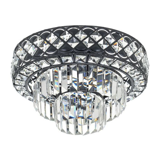 Плафон Monte, черен, 6xe14, 2466/6 BK