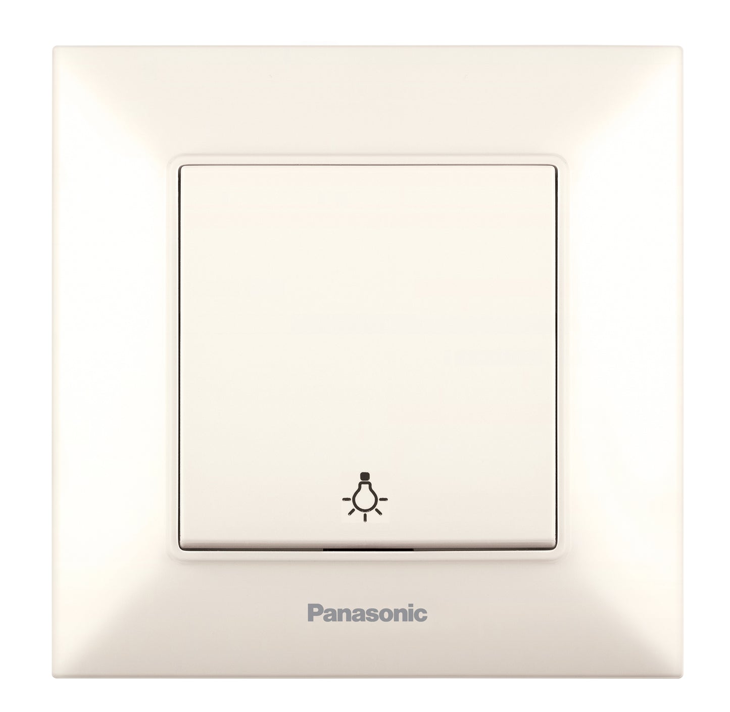 PANASONIC - Бутон със символ осветление Panasonic Arkedia Slim крем WNTC0016-2BG